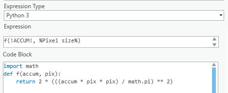 Calculate Field expression in Python 