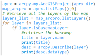 Web layer properties with arcpy.Describe