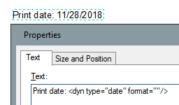 dynamic date