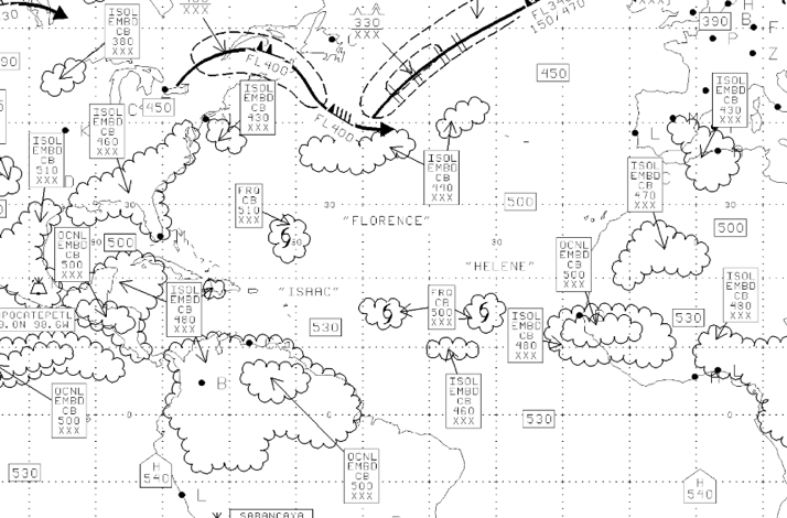 2D の Significant Weather Charts