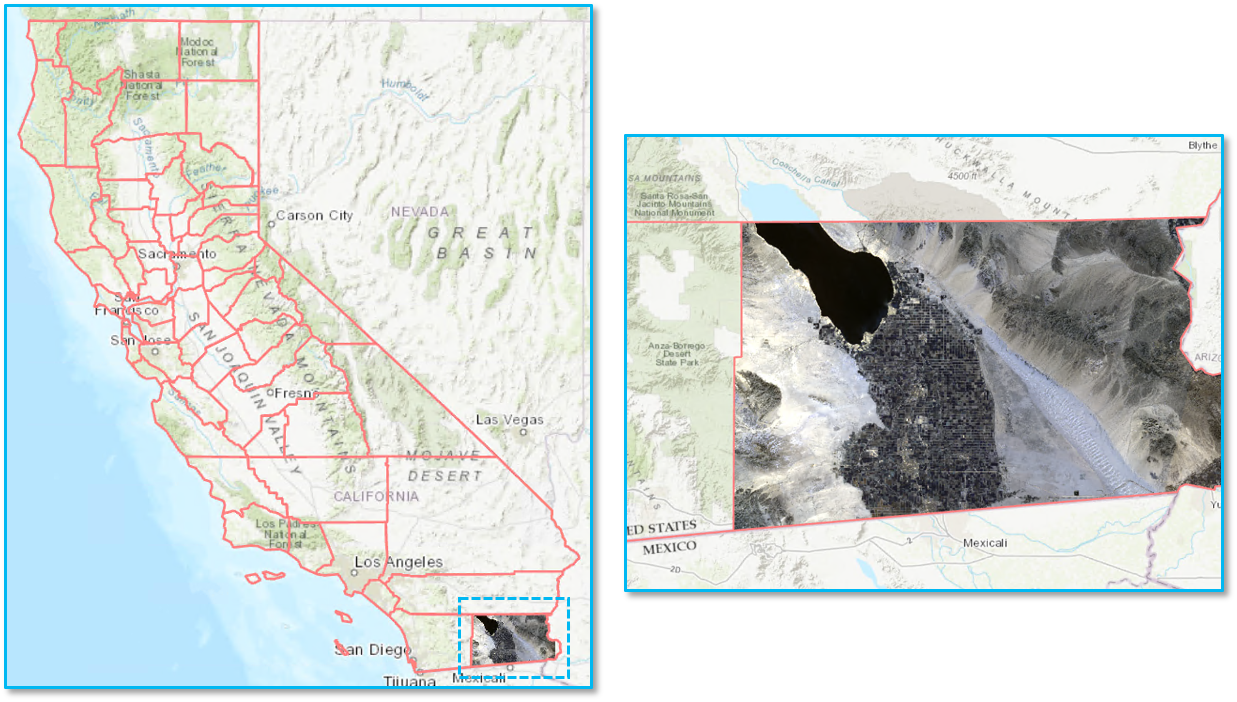 Imperial Valley in Imperial County, California