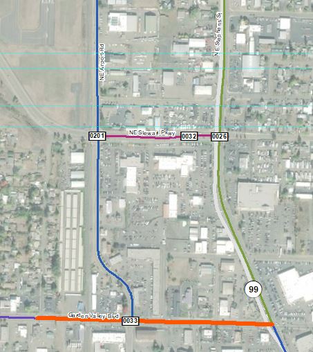 ArcMap labels overlapping other features.