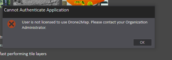 Drone2Map error