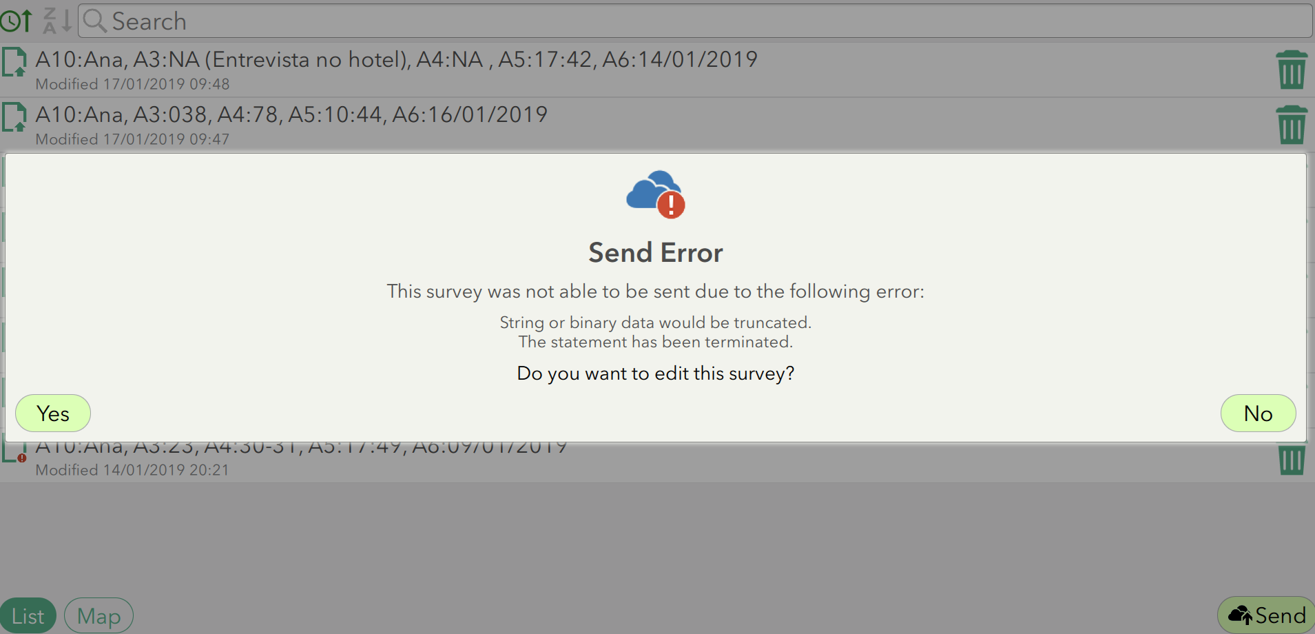 survey123 string or binary data would be truncated - Esri Community