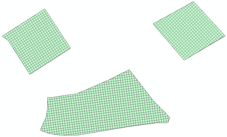 polygons with clipped fishnet