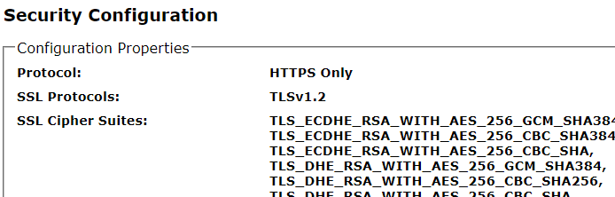 security config