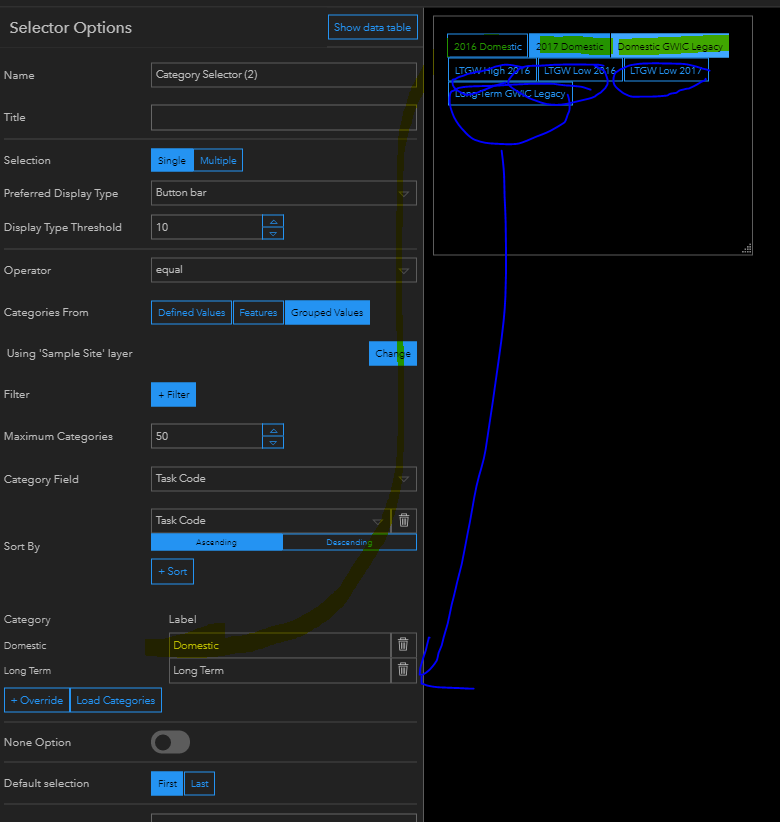 What Does Override Do In The Category Selector Esri Community