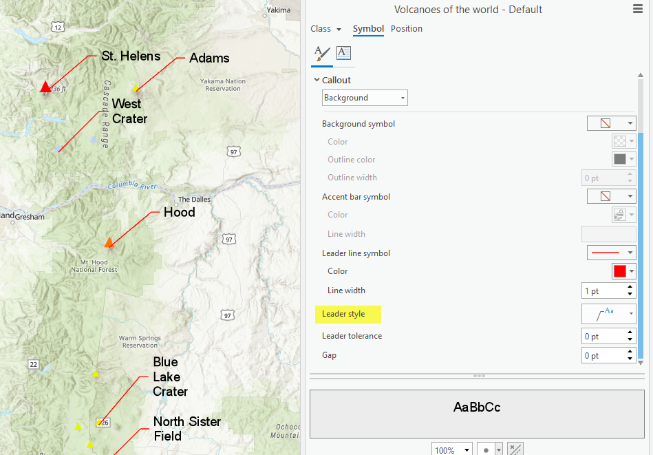 Can you edit the appearance of leader lines in Arc - Esri Community