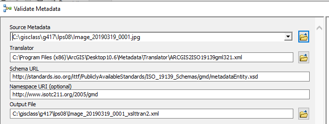 Validating Metadata in ArcMap10.6 - Esri Community