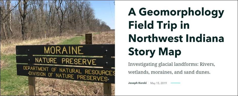 Geomorphology Field Trip story map