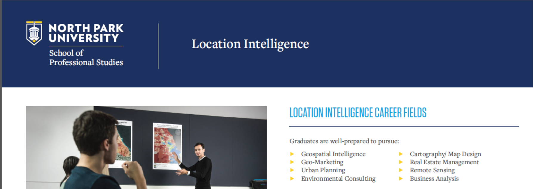 Location Intelligence Program at North Park University