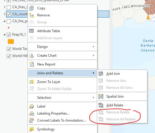 Solved: How do you remove a relate from layer in ArcPro? - Esri Community