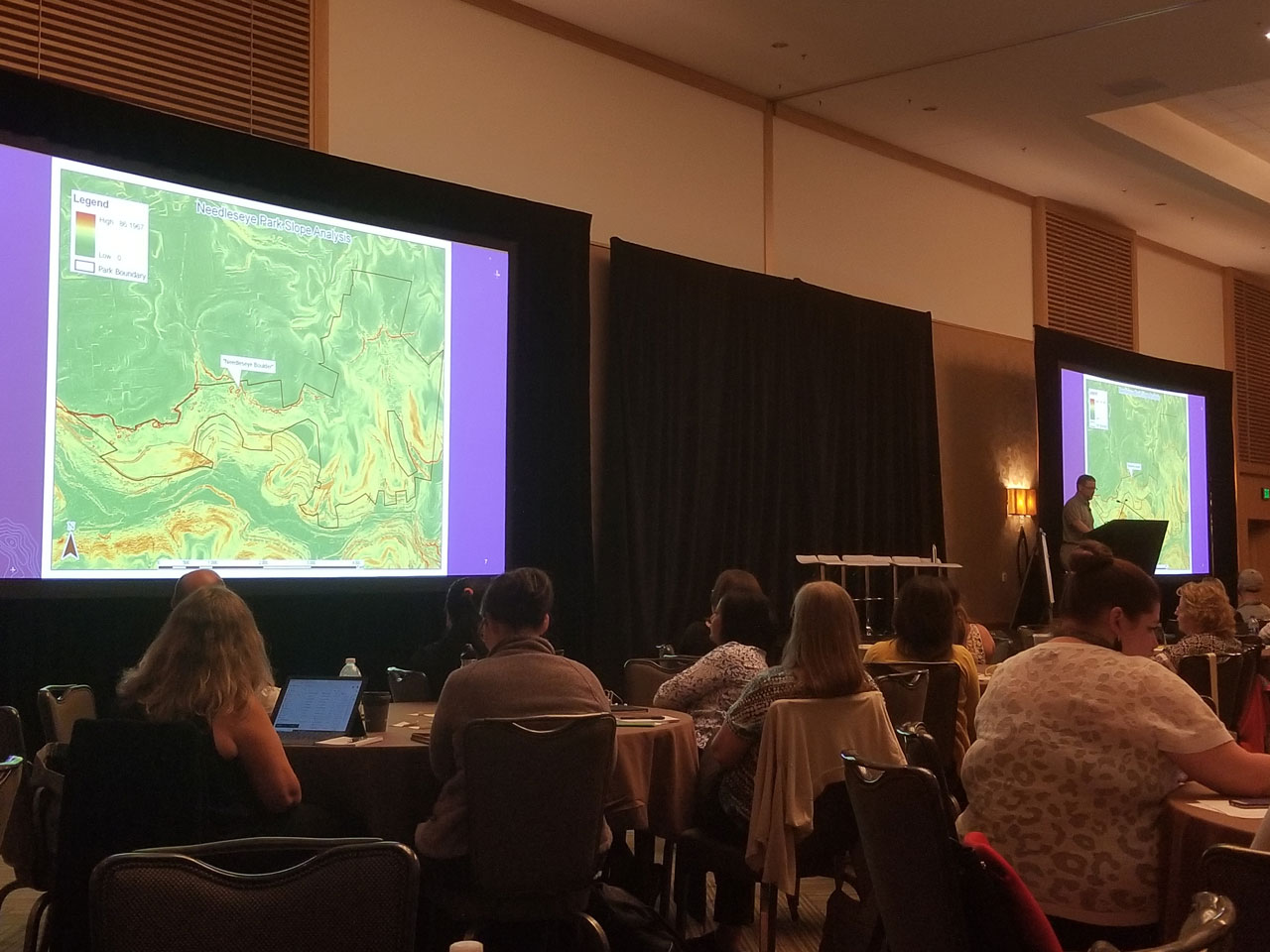 Mark Davis presents to the GIS Managers Summit at Esri UC 2019