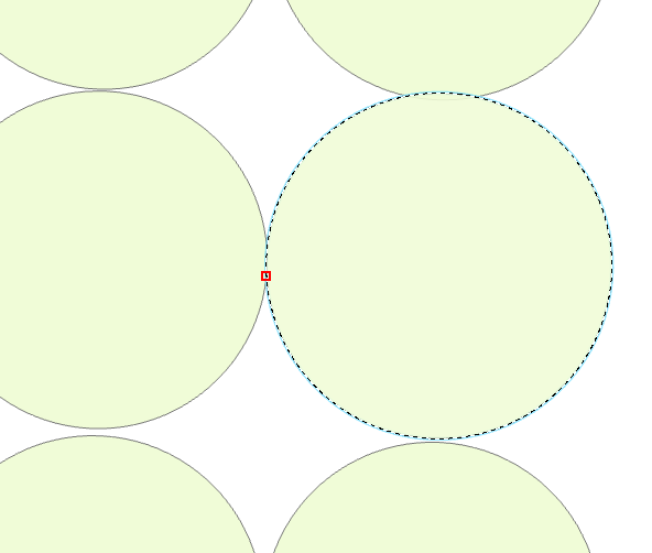 there is only one vertex for the circle