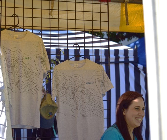 T-Shirts at the Esri Pop-Up Store