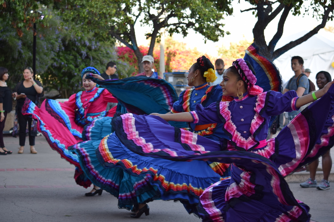 Mexican Folk Dancers Performing