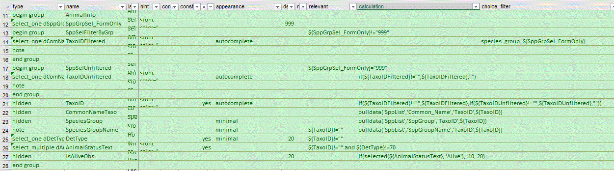 Choice filter causing "append"error in Edge broswer