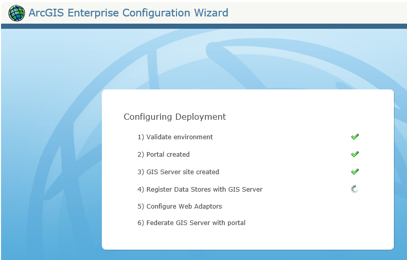 ArcGIS Enterprise Builder - Configuration Wizard frozen