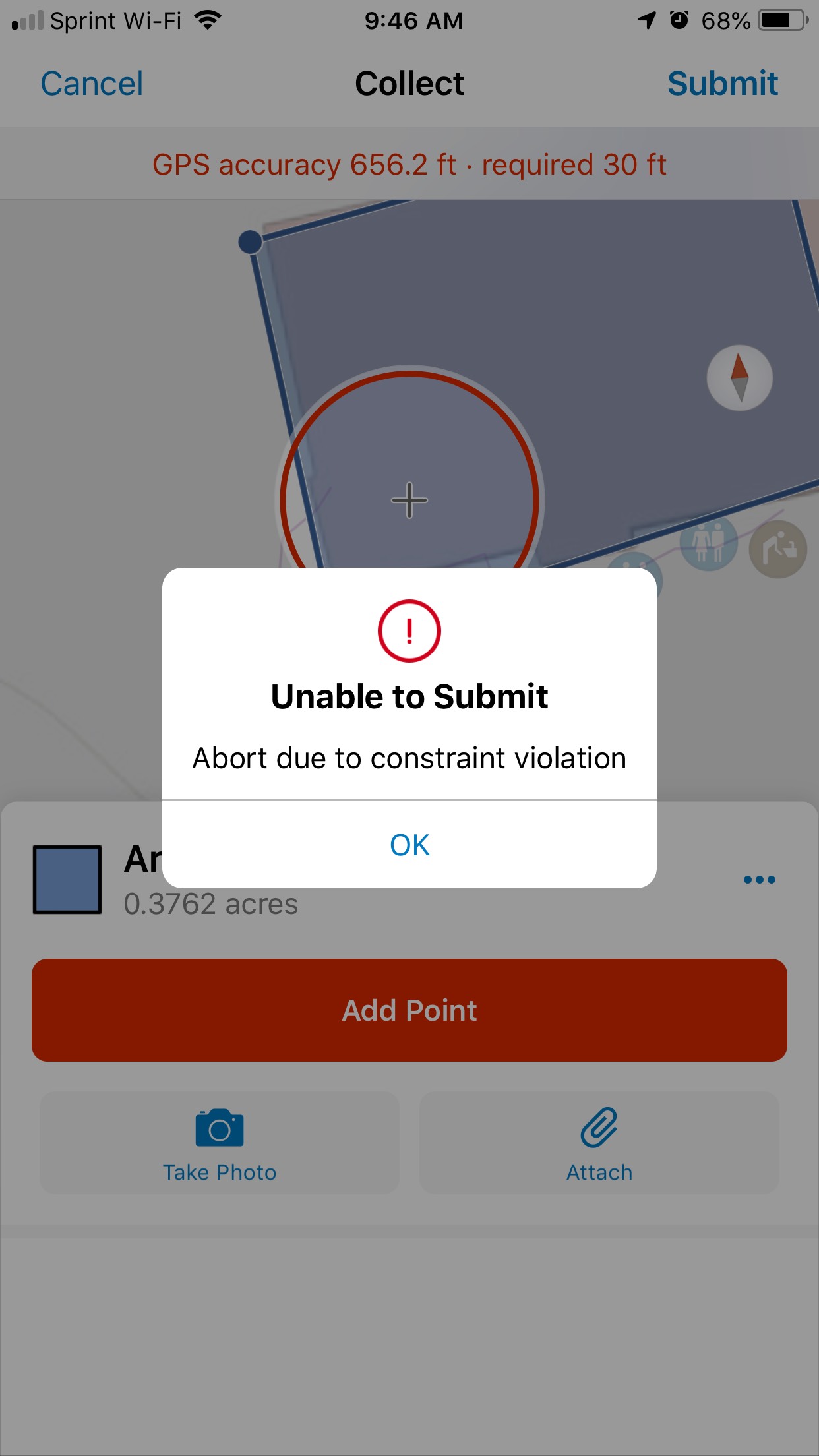 Unable to Submit