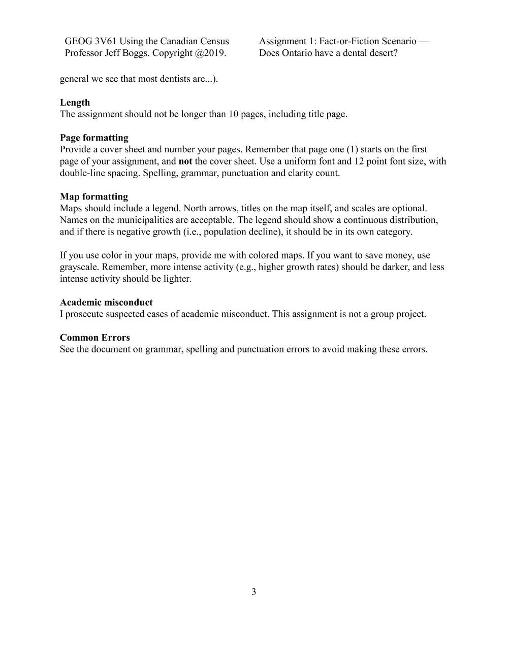 Geog 3V61 Dental desert assignment page 3 / Boggs Brock 2019