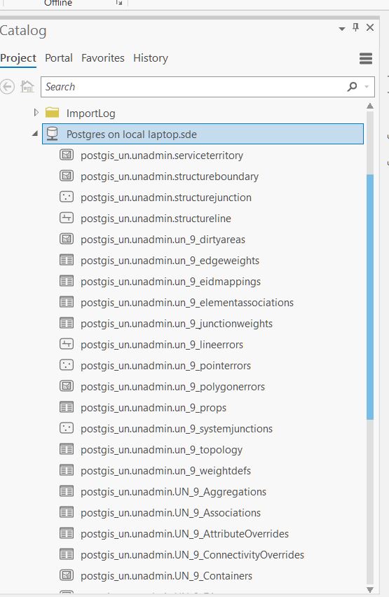 Domains as tables