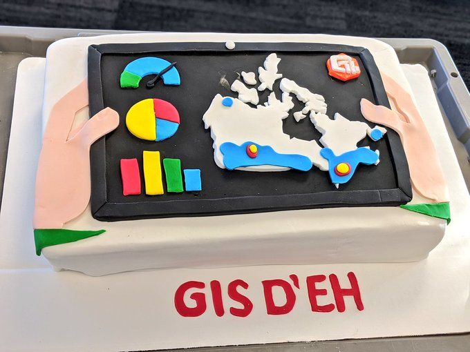 GIS Day Cake