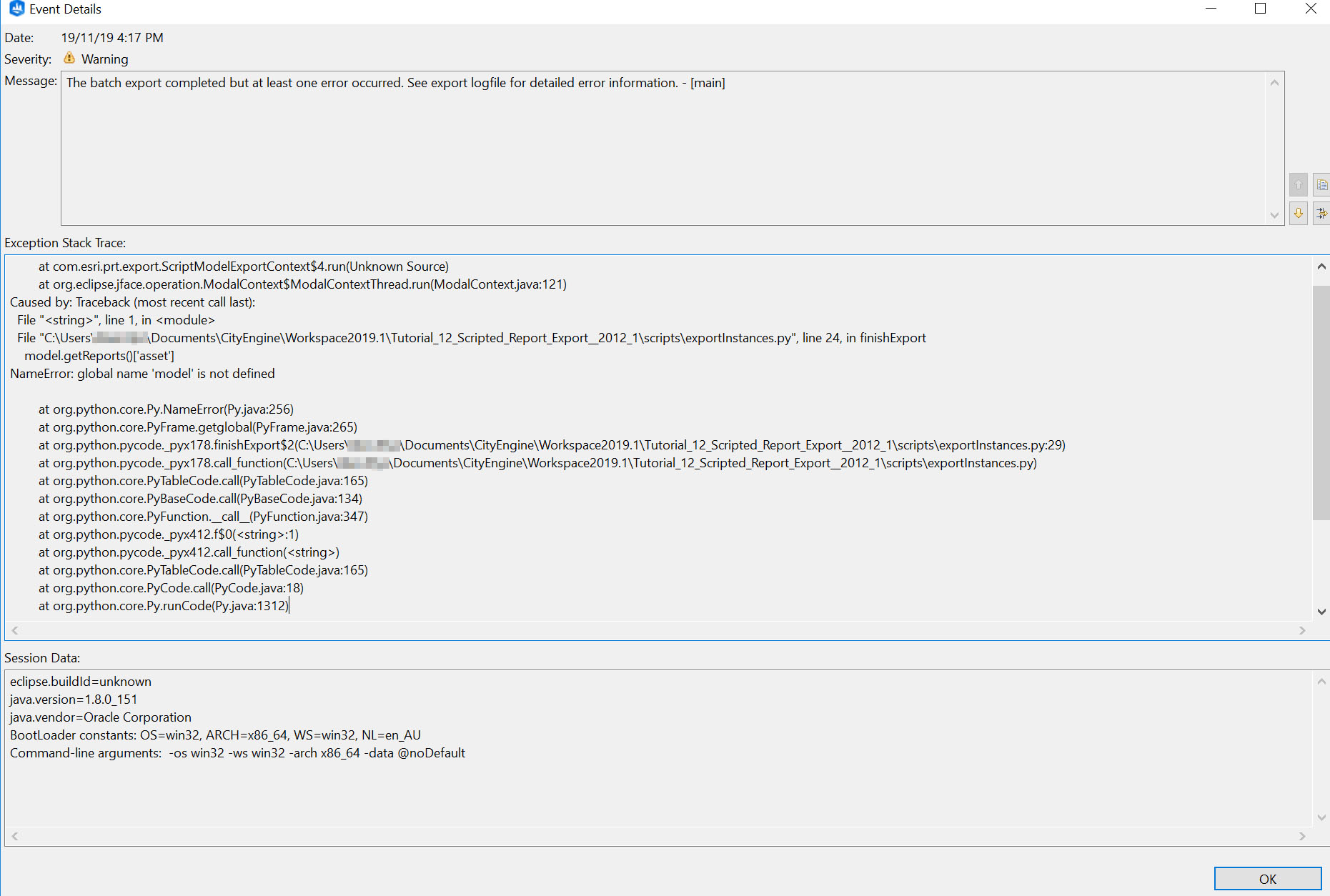 Re Python Example Scripts Fail Geonet The Esri Community