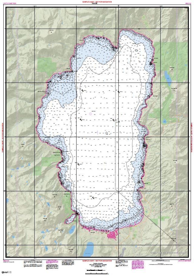 Gloucester Bathymetric Fishing Map - Nautical Chart Print