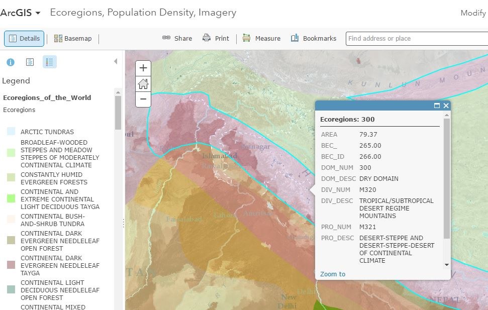 ArcGIS Online map