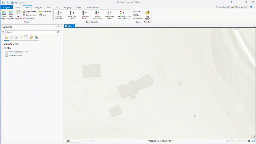 Creating the data for this demo was simple, leveraging Map Notes in ArcGIS Pro