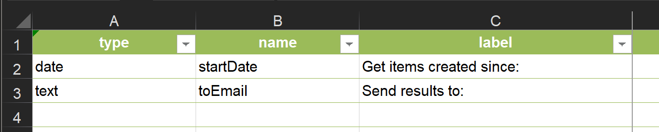 Survey123 Connect fields