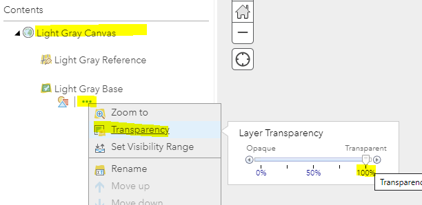 Set Transparancy of Basemap