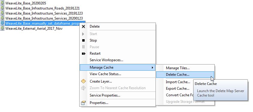 How to Delete a Map Server Cache from ArcGIS Pro - Esri Community