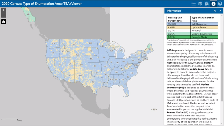 US Census FedGIS 2020