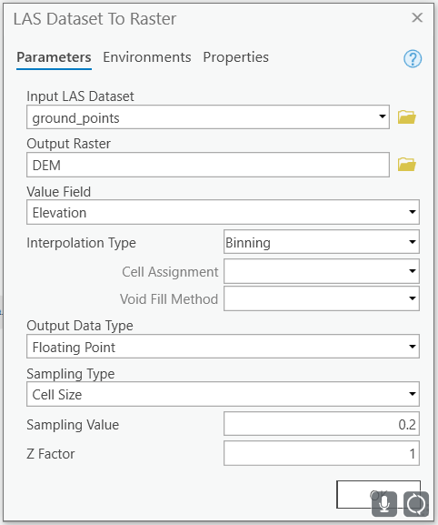 interpolation type binning