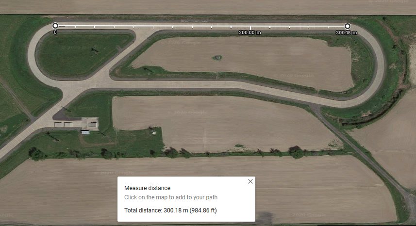 Measuring a distance with Google Map