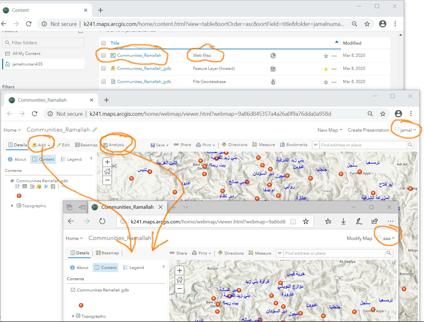 Solved Arcgis Online How To Enable Analysis Tool In Th Esri Community