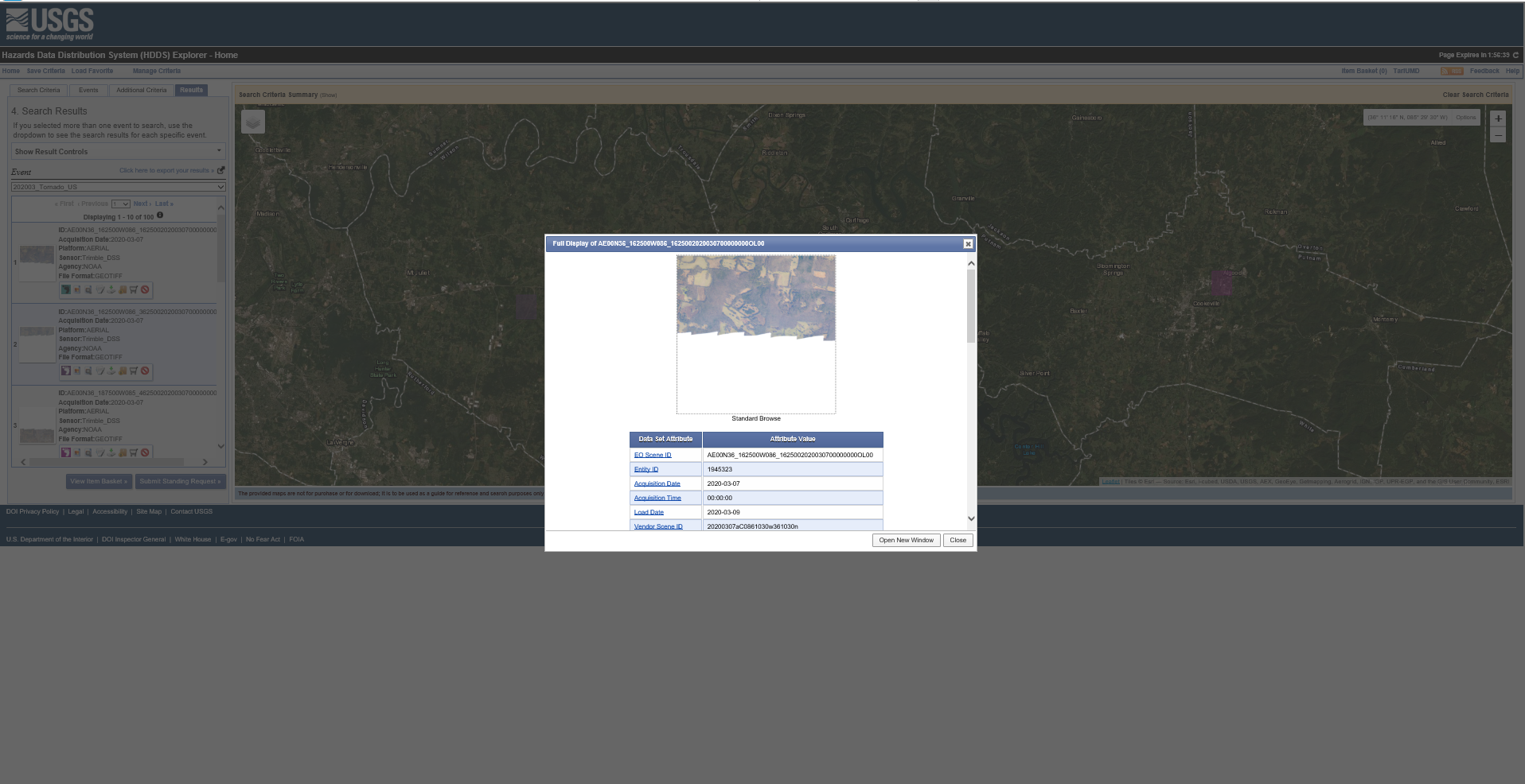 USGS Imagery Viewer link to NOAA Imagery for view and download