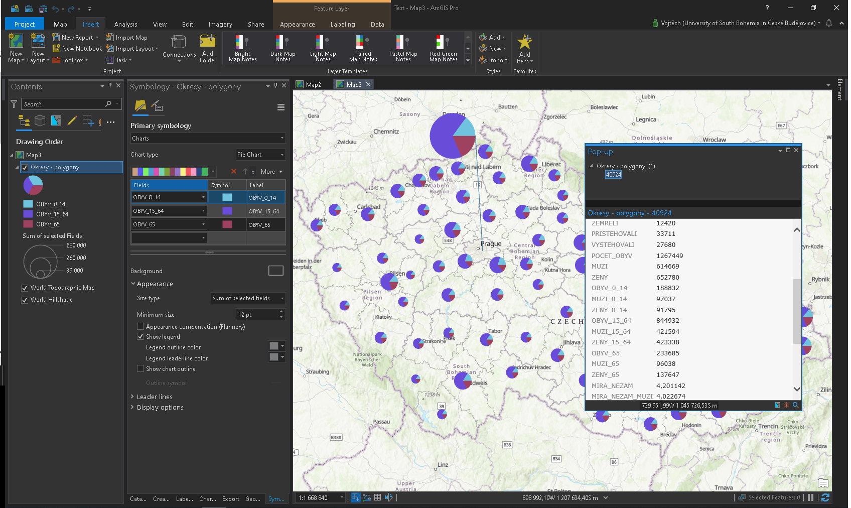 Legend for pie chart symbology Esri Community