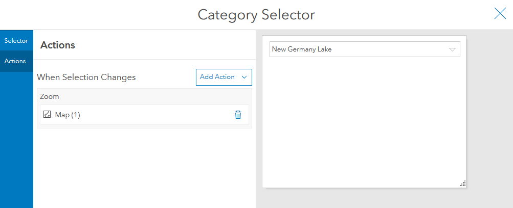 Solved Category Selector Zoom On The Map Esri Community