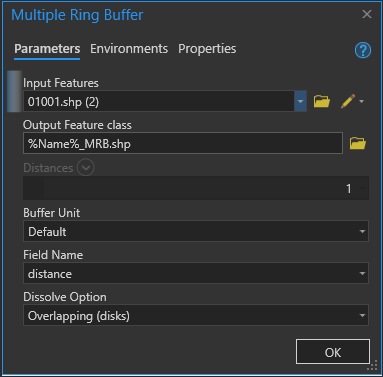 MRB Parameters start