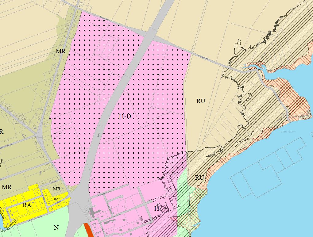 échantillons de carte avec des points et quadrillages