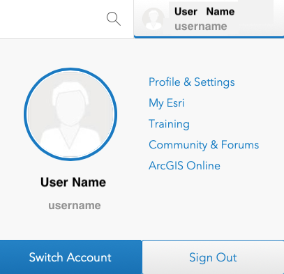 Esri websites you can visit with ArcGIS Public account
