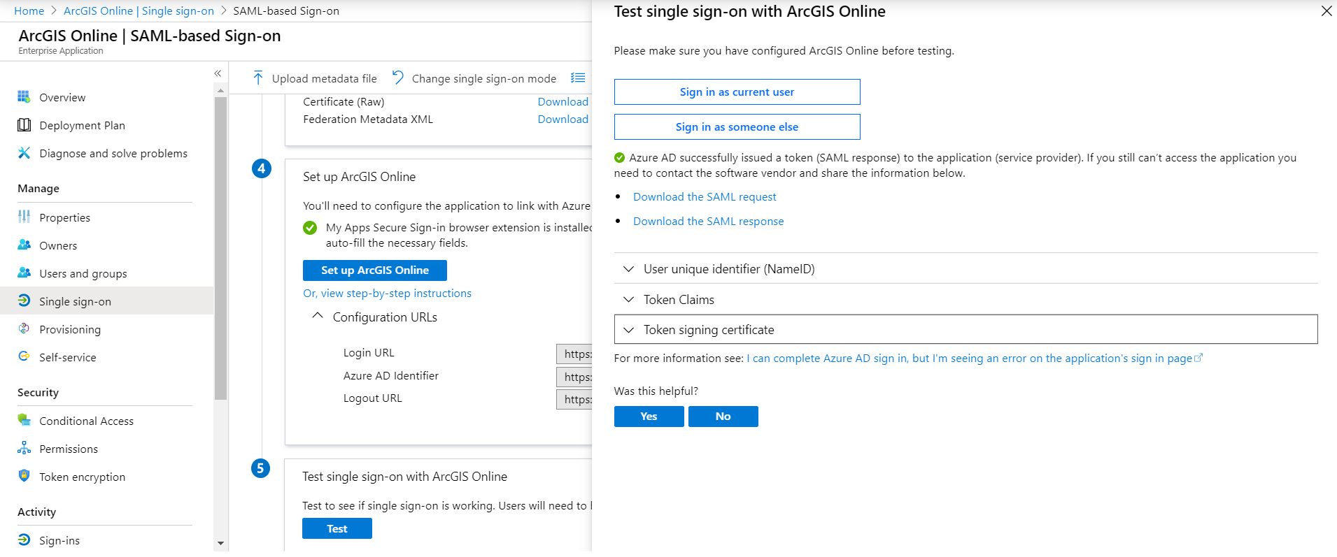 Azure SSO Test - Success