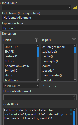 HorizontalAlignment calculate