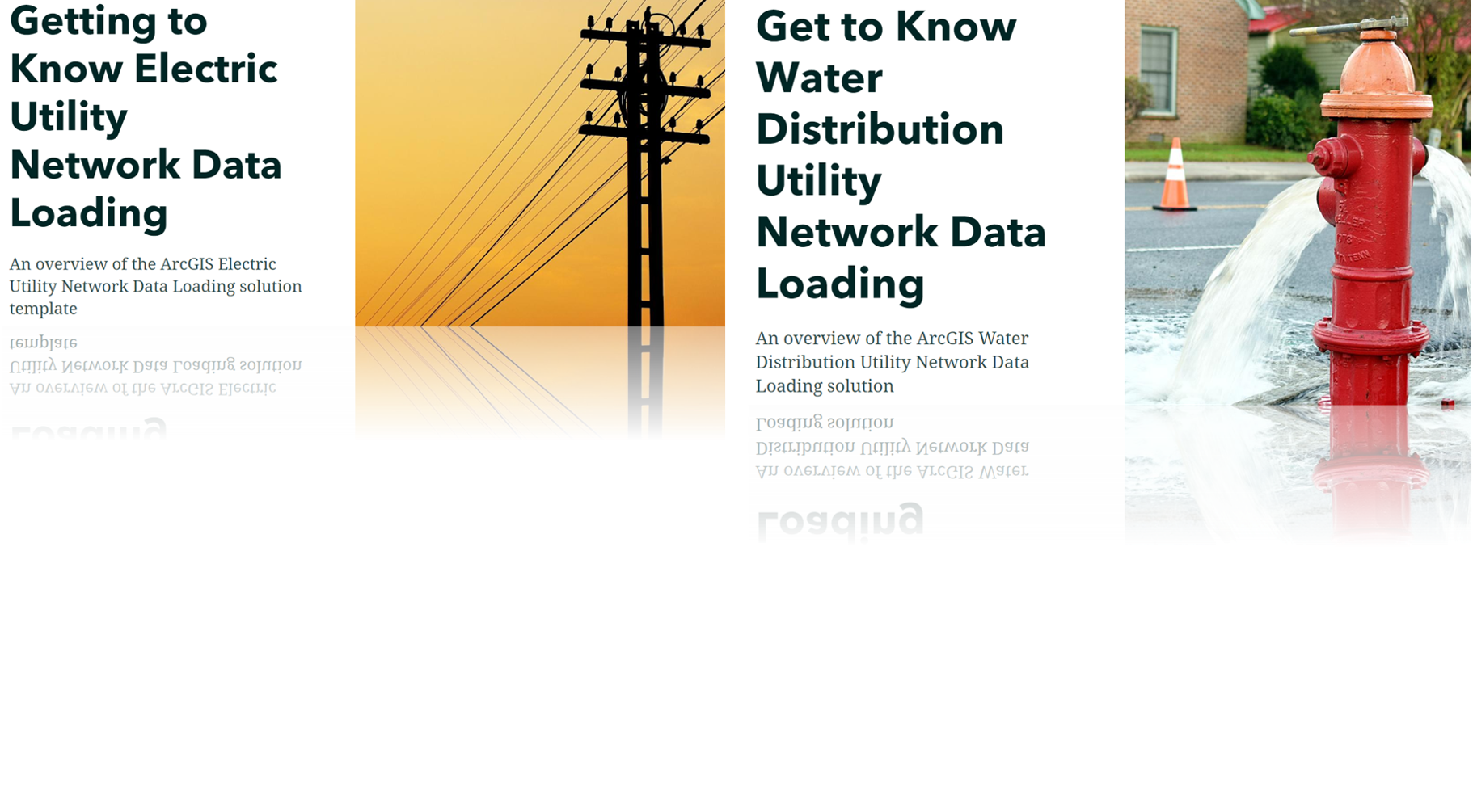 Configurations of the Data Loading Tools for Water and Electric Utilities data loading.