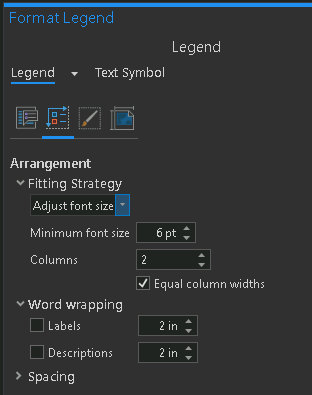 Adjust legend fitting strategy to "Adjust font size" to resize it.