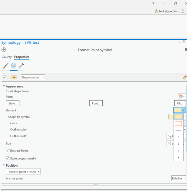 Svg Symbology Creation For Use In Pro Portal Esri Community