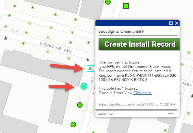 ArcGIS online currently has two selection types, 1 selected from a table or query, the other a Box selection generated by Pop-up