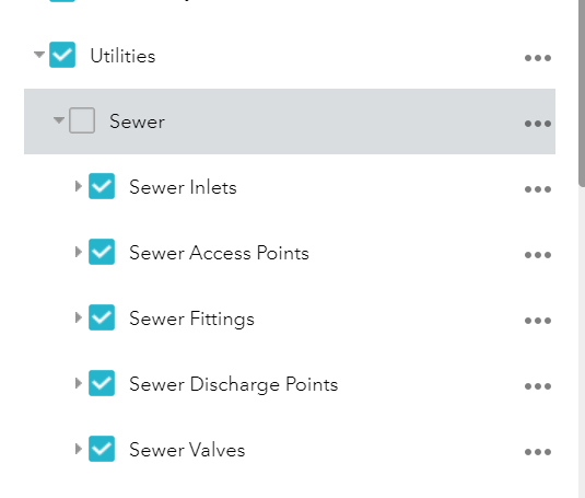 WAB layer list